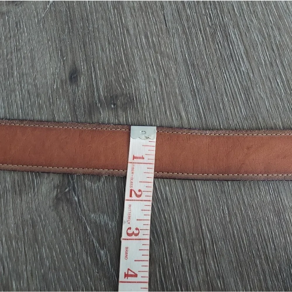 Fossil Brown Leather Belt Small